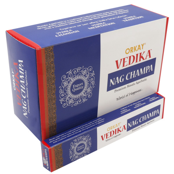Vedika Nag Champa 15 Gm Dozen Box 