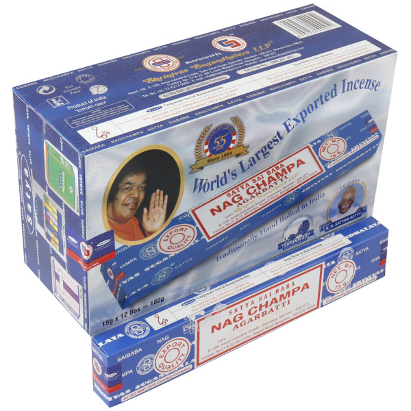 Satya Nag Champa 15 Gm Dozen Box 