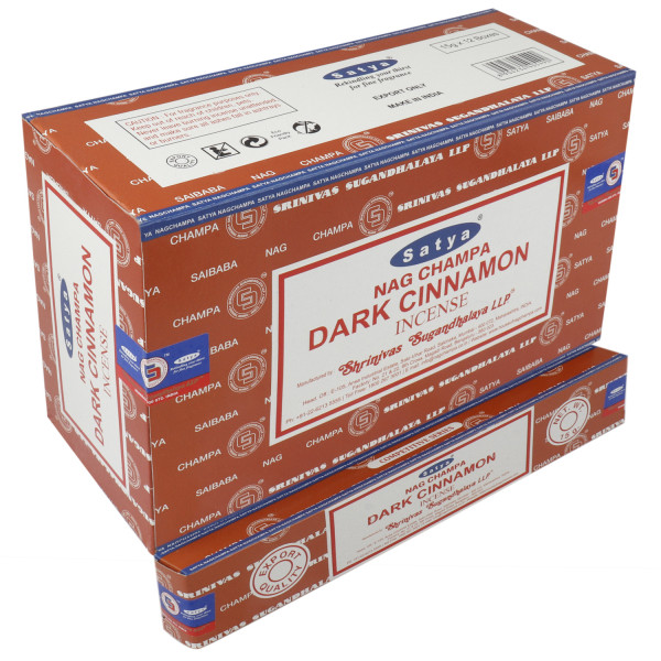 Satya Dark Cinnamon 15 Gm Dozen Box 