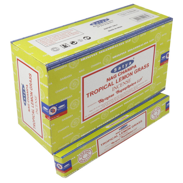 Satya Tropical Lemongrass 15 Gm Dozen Box 