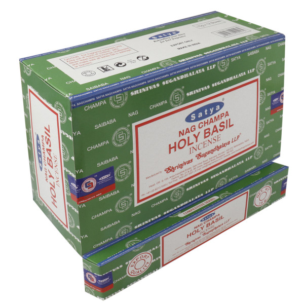 Satya Holy Basil 15 Gm Dozen Box 