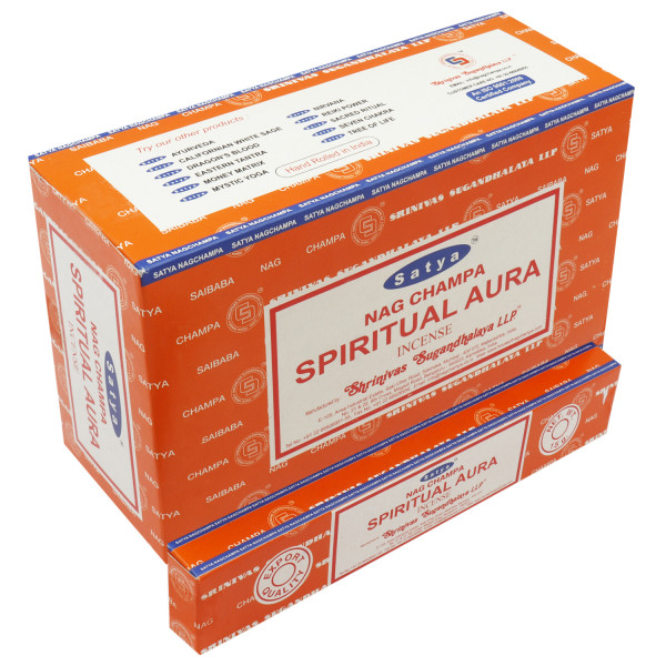 Satya Spiritual Aura 15 Gm Dozen Box 