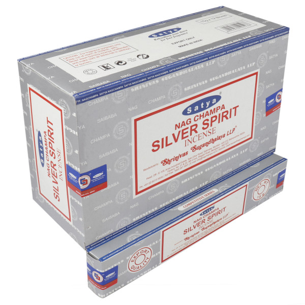 Satya Silver Spirit 15 Gm Dozen Box 