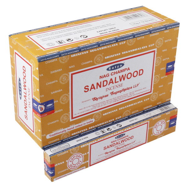 Satya Sandalwood 15 Gm Dozen Box 