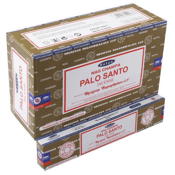 Satya Palo Santo 15 Gm Dozen Box 